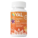Magnesio de VAL para niños TENIDO Magnesio de alta absorción para calma, relajación " Enfórmese en Mg Glycinate, Citrate " Taurate TENIDO con Vitamina B6, D " C TENIDO Sin azúcar, sin azúcar TENIDO 60 Tabletas Chewable