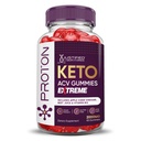 Laboratorios Justificados Proton Protein Keto ACV Gummies Extreme 2000MG Proton Keto Gummies Apple Sider Vinegar Formulado con Pomegranate Beet Juice Powder B12 Vegan Non GMO 60 Gummys