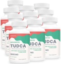 TUDCA Suplementos del hígado 1000mg - 600 cápsulas Vegan,Milk Thistle Herbal Blend con ácido fúlvico y húmedo para el hígado, salud digestiva
