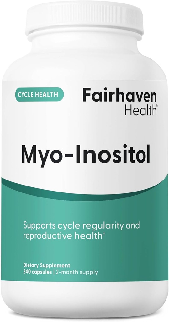 Fairhaven Health Myo-Inositol Suplemento para Mujeres y Hombres