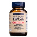 Wiley's Finest Wild Alaskan Fish Oil Peak DHA - 900mg EPA y DHA Omega-3 - 60 Softgels (30 Serviciones)