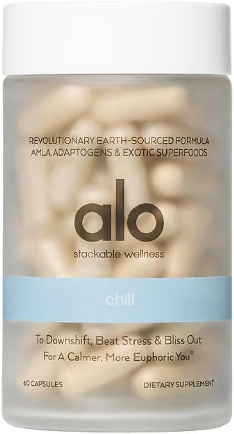 Alo Chill Capsules Suplemento de relajación que apoya la calma y la claridad mental