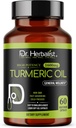 Dr. HERBALIST Turmeric Curcumin Oil Capsules 1600mg - 60 Capsules Silencio Non-GMO Silencio Ayuno Absorbing Silencio Vegetarian ← Cold-Pressed TEN High Potency I AKA Haldi Capsules (1 Pack: 60 cápsulas)