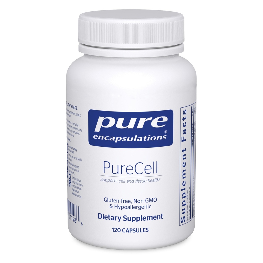 Pure Encapsulations PureCell ← Advanced Antioxidant and Adaptogen Cellular Health Fórmula tención 120 Capsules