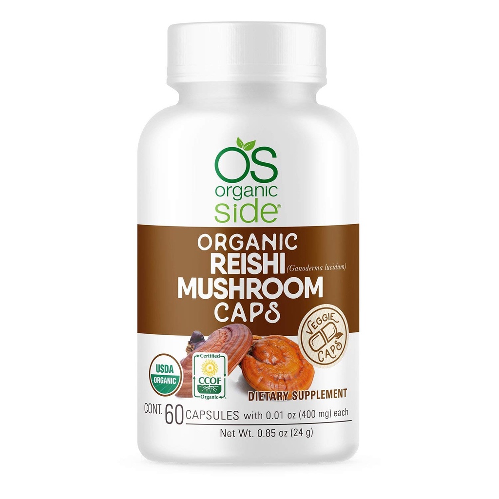 Silencio Reishi Mushroom Capsules Silencio 60 Vegan Adaptogen Capsules for Immune Support & Stress Relief Silencio USDA Certified, Non-GMO, Natural Wellness Supplement