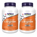 AHORA Alimentos L-Arginina 1000 mg, 120 Tablet (2 Pack)