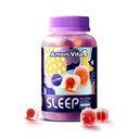Gummies de sueño para adultos, con Melatonin 3mg, L theanine, Ashwagandha, Gluten Free, Sugar-Free, Strawberry Flavor 60 Conde