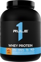 Regla 1 Whey Protein – 24g Proteína de acción rápida de todas las fuentes con EAAs ocurridas naturalmente " BCAAs para recuperación de ejercicios o cualquier uso en cualquier momento (5 libras*, Carmel saltado)