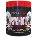 Insane Labz Psychotic, High Stimulant Pre Workout Powder, Extreme Lasting Energy, Focus and Endurance with Beta Alanine, Creatine Monohydrate, DMAE, 35 Srvgs, Strawberry Lemonade