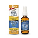 Natural Path Alas de Plata Colloidal Plata - Extra Strength Liquid Immune Support Suplemento- - 500ppm (2500mcg) - 2oz Spray