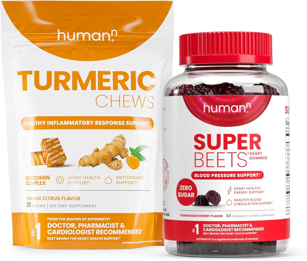 Mandíbulas Turméricas y Gummies Corazón Cero Azúcar