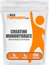 BulkSupplements.com Polvo de Monohidratos de Creatina - Polvo de Creatina Micronizada, Desflavorado - Puro &amp; Gluten Gratis, 5g (5000mg) por Servings, 1kg (2.2 lbs) (Pack of 1)
