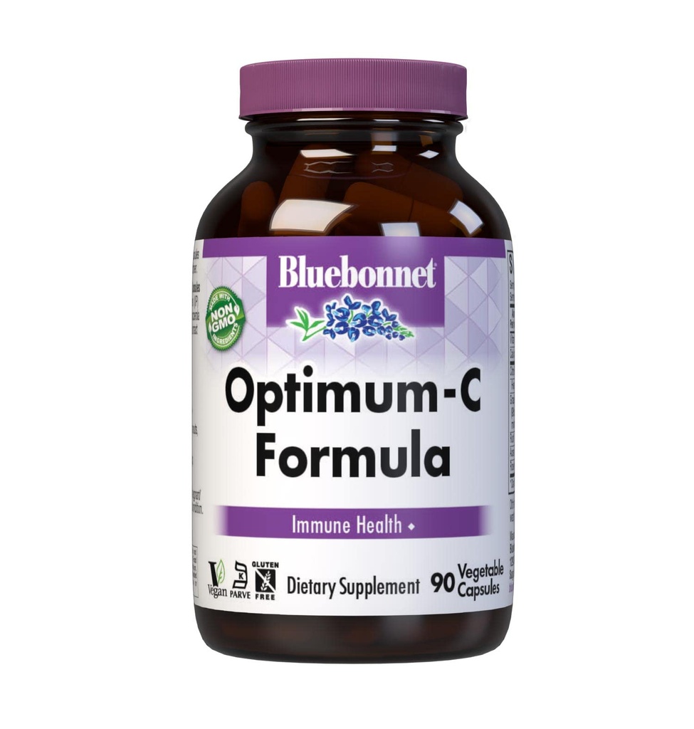 BlueBonnet Optimum C Fórmula Capsules Vegetable, 90 Conde