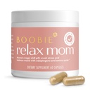 Boobie Relax Mom, Postpartum Stress Support Supplement ¦ Lactation Aprobado Silencio Mood y Energy Support with Ashwagandha & L-Theanine, 60 Capsules