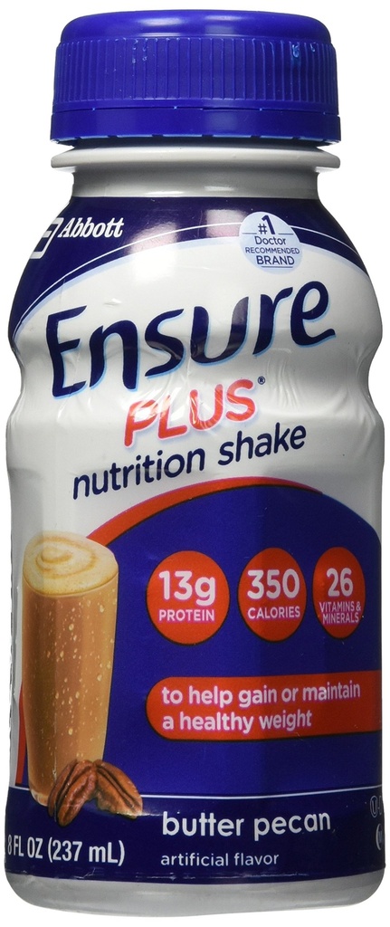 Asegurar más Nutrición Agitador Pecan Flavor (paquete de 6)