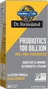 Garden of Life Dr Formulated Once Daily 3-in-1 Completos Probióticos, Prebióticos & Postbióticos Suplemento para la Salud Digestiva e Inmunitaria de Mujeres y Hombres - Extra Strength, 100 Billion CFU, 30 Day Supply
