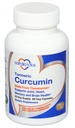 Curcumina Turmérica - Suplemento Cerebro Conjunto, Corazón, Memoria con 600 mg Theracurmin, Suplementos de Curcumina altamente absorbibles, 60 Curcumina Vegetariana y Cápsulas Turméricas, Suministro de 30 días