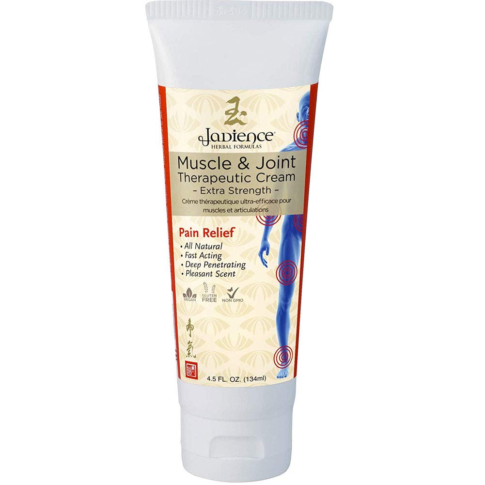 Jadience Muscle & Joint Therapeutic Doin Relief Cream Analgesic for Lower Back Neck Elbow Knee Muscle Artritis Inflammation pain relief and recovery Natural Eastern Royal Asian Family Fórmula 4.5 oz