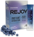 Rejoy – Electrolyte Powder Packets, 10 Sticks – Hydration Drink Mix Supplement – Sugar Free, Keto y Paleo Friendly, Vegan, Non-GMO, Easy Open Single-Serving Stick (Mixed Berries)