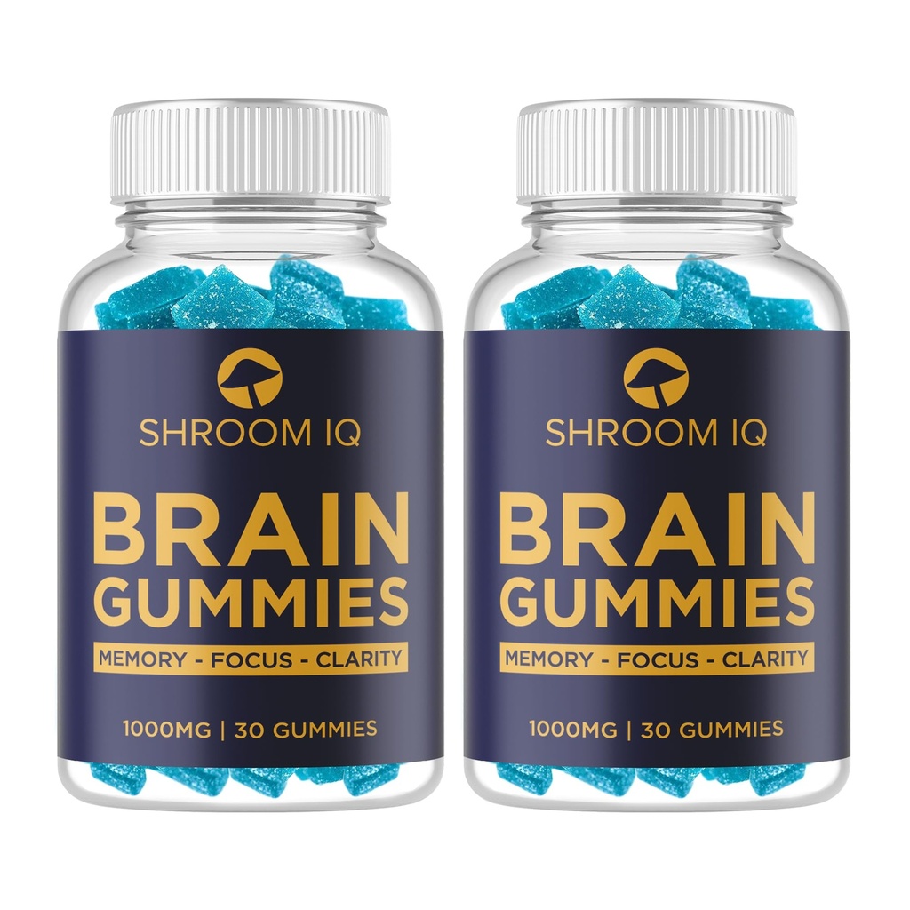 Suplementos cerebrales para la memoria y el foco - Gummies nootrópicas para la salud mental y el brote cerebral