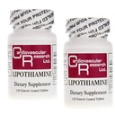 Cardiovascular Research Lipothiamine B Suplemento 240 Tabletas - Vitamina B1 Ahora con ácido lipoico alfa - 2 X 120 Conde