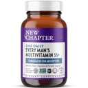 Nuevo Capítulo Multivitamínico Hombres 50 Plus para Cerebro, Corazón, Digestivo, Prostata &amp; Apoyo Inmunitario con 20+ Nutrientes + Astaxanthin - Todos los Hombres One Daily 55+, Gentle on The Stomach - 96 ct