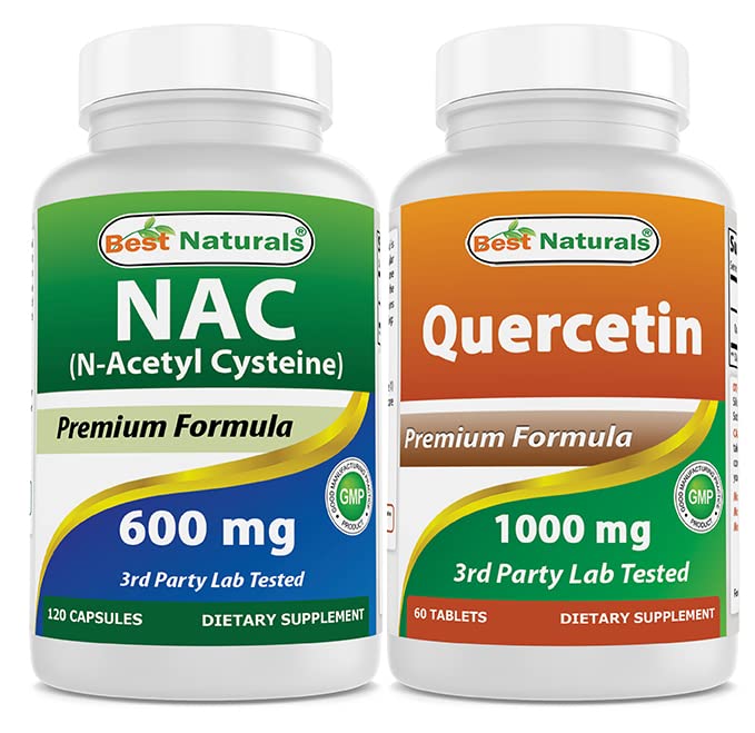 Best Naturals NAC 600 mg & Quercetin 1000 mg