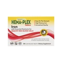 NaturesPlus Hema-Plex Iron - 30 Tablas de liberación lenta - 85 mg Hierro Chelatado - Total Sangre Salud - con Vitamina C & Bioflavonoides - No GMO, Vegetariano > Gluten Gratis - 30 Serviciones