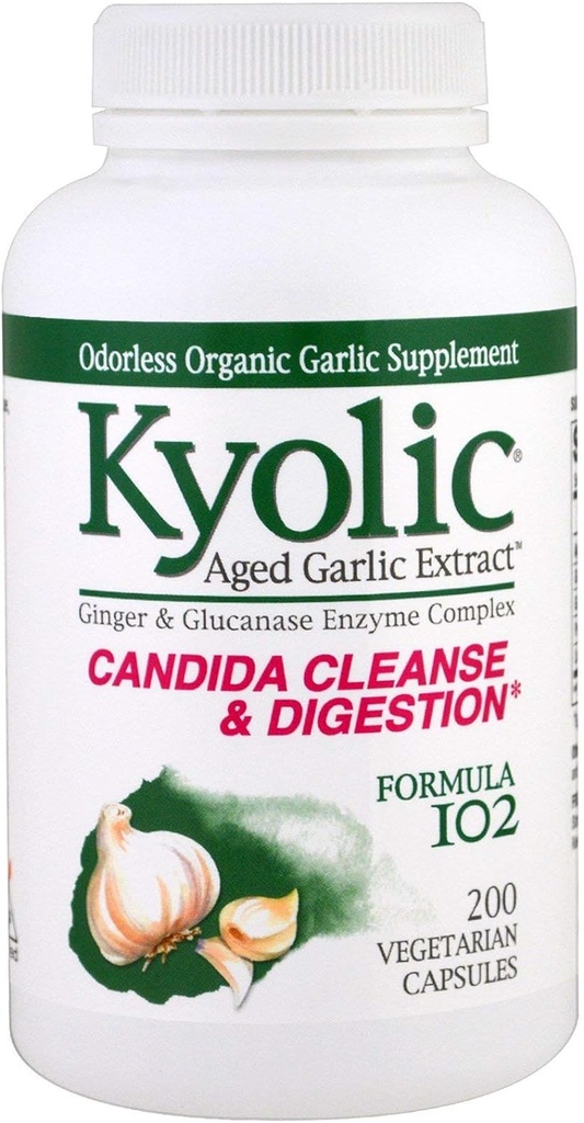 Kyolic #102 Ajo W/Enzyme Veg 200 Cap