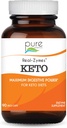 Real-ZymesTM KETO Digestive Enzymes Supplement with Probiotics for Better Digestion - Natural Support for Relief of Bloating, Gas, Belching, Diarrhea, Constipation, IBS, etc. - 90 Caps