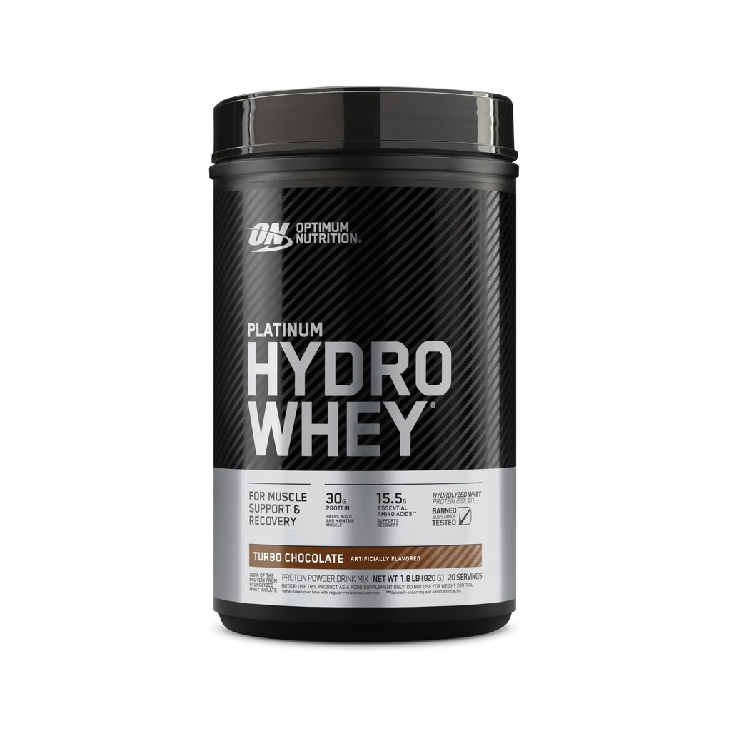 Optimum Nutrition Platinum Hydro Whey, Turbo Chocolate, 1,75 libras