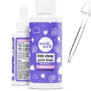 Wink Well Kids Liquid Melatonin Drops- Natural Baby Sleep Drops for Toddler Sleep Aid with 1mg Por Serving-No-Addictive Children's Liquid Melatonin- 2 Oz