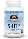 Fuente Natural Serene Science 5-HTP, Balanced Mood*, Non-GMO Suplemento dietético, 200 mg - 120 cápsulas