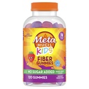Gaviotas de fibra de los niños metamuciles, sin azúcar añadido, 5g Prebiótico de fibra de base vegetal Suplemento de lino, mezclado de baya saboreado, 120ct Gummies