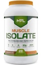 MFL 100% Isolate Protein l 30g de Protein l 12g Amino Acids l Keto Friendly l Low Carbs l 2 lbs. (Chocolate Lava)