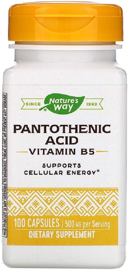 Camino de la Naturaleza Ácido Pantoténico, 100 Cuenta (Pack of 2)