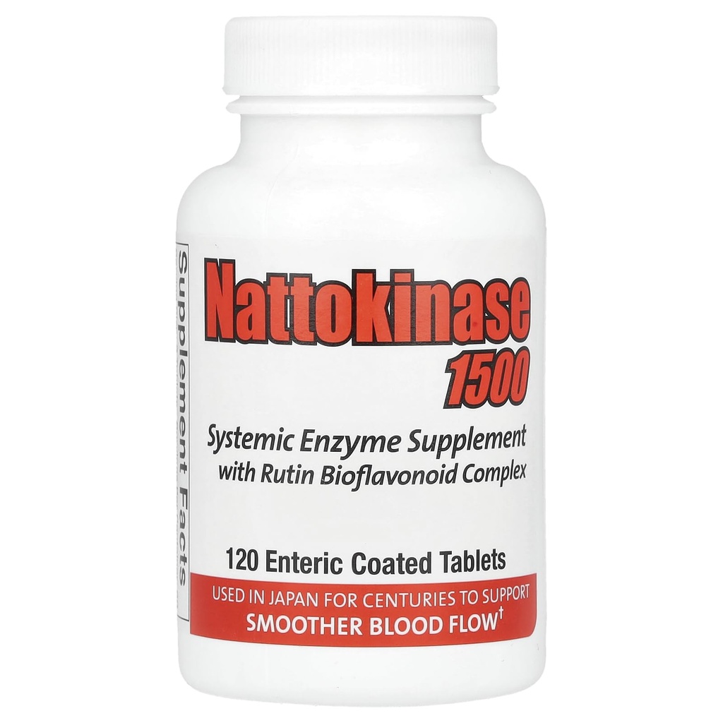 Naturally Vitamins - Nattokinase - 120 tabs
