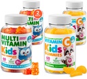 DR. MORITZ Vitamina Esencial - Niños Multivitamina Gummies Bundle (60 Conde, 2 Pack) con Vitamina C (60 Conde 2 Pack)
