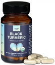 NUF- Turmeric Negra Orgánica 350mg Capsules Veganos Root- US Grown- Gluten Gratis - Soporte Conjunto No GMO- - Respuesta Inflamatoria Saludable - Función adecuada de inmunodeficiencia
