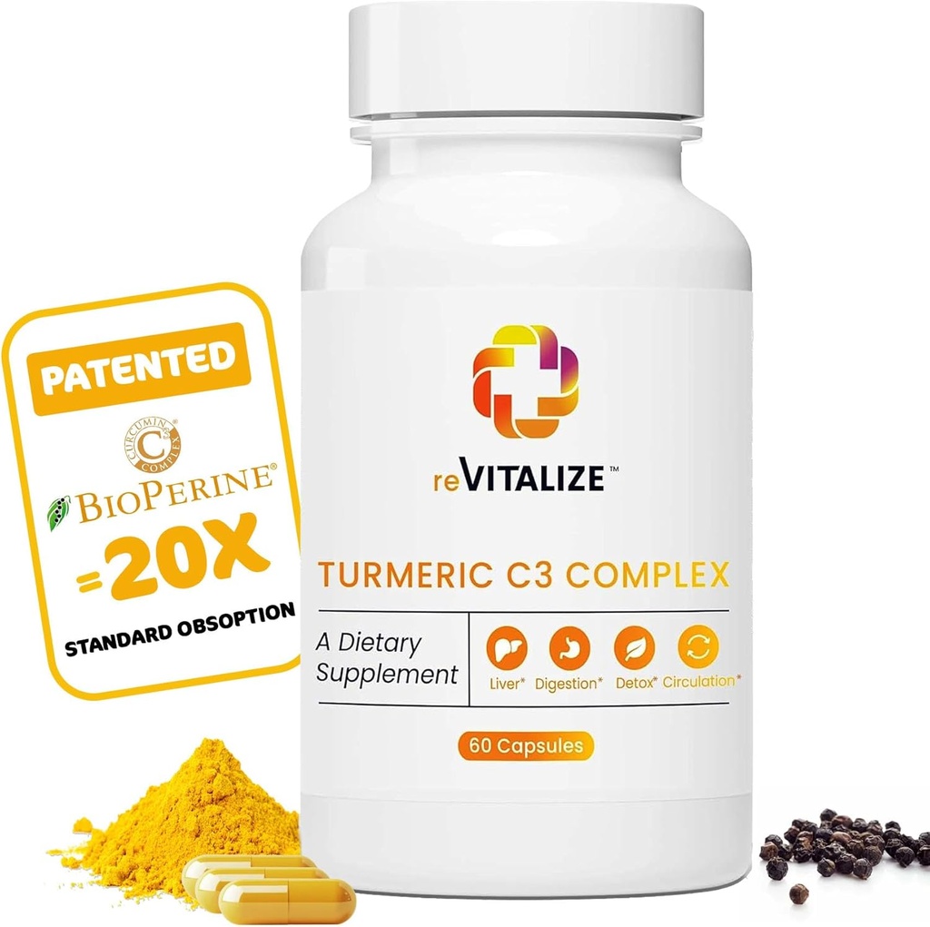 Curcumina Turmérica Suplemento 60 Serviciones - Apoya la Salud Conjunta ← BioPerine Black Pepper Extracto con 500 mg Capsules, Curcuminoides 475mg ¦ Ayuda a la Función del hígado, Digestión &amp; Mejor Absorción
