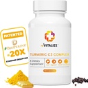 Curcumina Turmérica Suplemento 60 Serviciones - Apoya la Salud Conjunta ← BioPerine Black Pepper Extracto con 500 mg Capsules, Curcuminoides 475mg ¦ Ayuda a la Función del hígado, Digestión &amp; Mejor Absorción