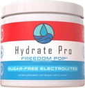 Powder de electrolito libre de azúcar Ø 1000mg High-Sodium Complejo de electrolitos ← POTS Soporte " Prevención de la gripe de Keto TENIDO 45 Servimientos Hidratación natural