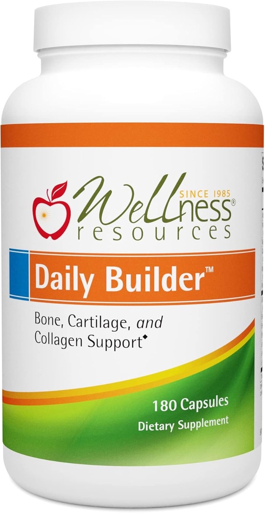 Constructor diario con Calcio de Coral, MCHC, Borón, Vitamina D - 180 cápsulas