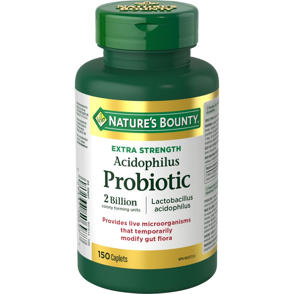 Bounty Acidophilus Probiotic 2 Billion, 150 caplets