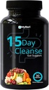 15 días de limpieza - Gut and Colon Support - Advanced Gut Cleanse Detox for Women & Men with Senna, Cascara Sagrada " Psyllium Husk - Non-GMO - Made in USA - 30 Capsules