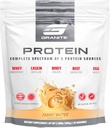 Granito de Nutrición Proteína Powder - Premium 5-Source Blend (Whey, Casein, Egg, Grass-Fed Beef) para Lean Muscle and Recovery - Peanut Butter Flavor, 30 Servimientos