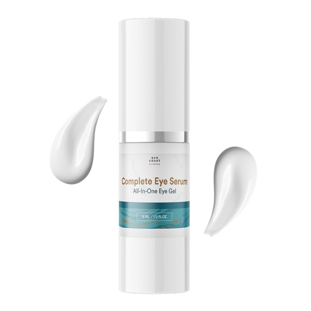 Sun Coast Sciences - Serum Ojo Completo por el Dr. Mark Rosenberg para la reducción de las arrugas, Puntos de edad que se desvanecen, y el tratamiento de bolsas de bajo ojo (Pack of 4)