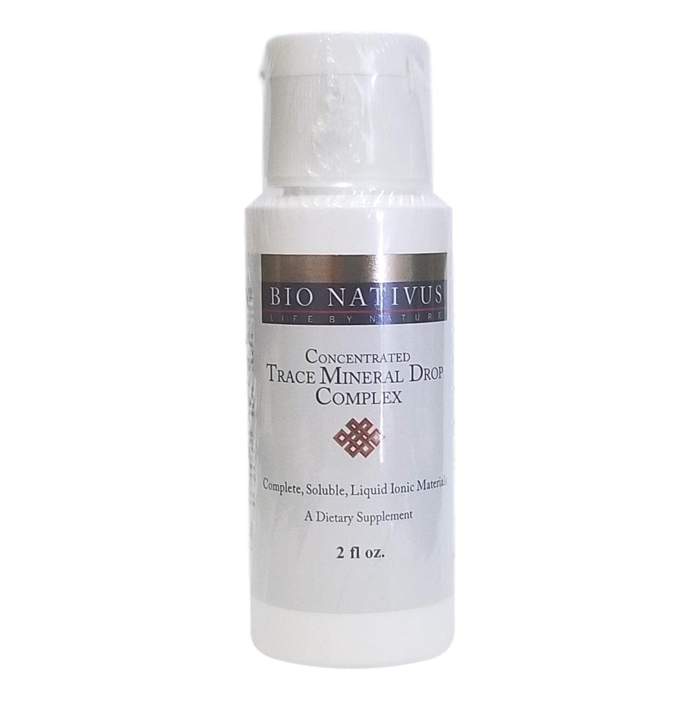 BIO-NATIVUS, Complejo de gota mineral de rastro concentrado, 2 FL OZ
