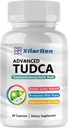 Genérico TUDCA Complemento-Liver Support,Cleanse Detox ventajaRepair,Ultra Strength Bile Salt TUDCA 1000mg 60 cápsulas